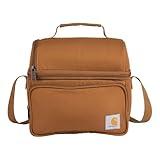 Carhartt Insulated 12 Can Two Compartment Lunch Cooler Carhartt/Brown One Size