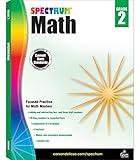 Spectrum 2nd Grade Math Workbook, Ages 7 to 8, Math Workbooks Grade 2 Covering Fractions, Adding and Subtracting 2- and 3-Digit Numbers, 3-D Shapes, and Measurement, Spectrum Grade 2 Math Workbook