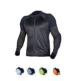 WICKED STOCK Mesh Armored Motorcycle Shirt for Men & Women - CE Level 2 Mesh Motorcycle Protective Shirt for Summer - Soft, Stretchy & Lightweight Motorcycle Armored shirt with Removable Padding