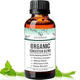 Essential Oil Breathe Blend for Diffuser, Humidifier, Aromatherapy & Rub with Peppermint & Eucalyptus Oils | for Headache, Allergy & Congestion