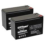 ExpertPower Standard 12V 7AH Rechargeable SLA Battery, (EXP1270-2)