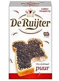 Hagelslag PUUR - Pure Dark Real Chocolate Sprinkles - jimmies - On Buttered bread, Cupcake sprinkles, Great Cake Topping & a Yummy addition to any Deseret(Packaging may vary)