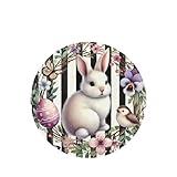 6pcs Car Air Fresheners Cards Spring Happy Easter Bunny,Car Aromatherapy Tablets For Car,Home,Office,Wardrobe Shoe Cabinet