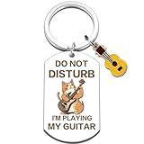 Uerifr Guitar Gifts For Men Music Gifts For Women Teen Boys Girls Guitar Accessories Keychain For Musicians Birthday Easter Christmas Stuff Music Keychain Charm Ideas