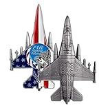 US Air Force F-16 Fighting Falcon Military Challenge Coin Airman Gift
