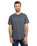 Hanes Mens X-Temp Fresh IQ Tri-Blend Performance Tee, 2XL, Slate Heather