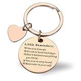 Inspirational Keychain for Women - Motivational Gifts with Positive Affirmation Quotes