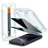 Spigen Tempered Glass Screen Protector [GlasTR EZ FIT - Privacy] Designed for iPhone 16 Pro Max [2Pack]