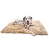 Best Friends by Sheri Calming Shag Dog Blanket, Taupe, 30" x 40"