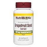 NutriBiotic – Grapefruit Seed Extract Capsules 250 mg, 60 Count - Maximum Strength with Bioflavonoids