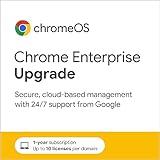Chrome Enterprise Upgrade | 1-Year Subscription | Up to 10 Licenses per Domain | Available for new Chrome Enterprise customers