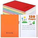 Henoyso 12 Pcs 120 Pages Primary Composition Notebooks 9 3/4 x 7 1/2 Inch Primary Journals K-2 Blank Books for Kids to Write Stories Writing Notebook for Kids Kindergarten (Colorful)