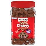 Milk-Bone Soft & Chewy Dog Treats, Beef & Filet Mignon Recipe With Chuck Roast, 25 Ounce Container