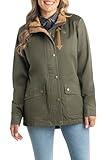 Legendary Whitetails Women's Saddle Country Shirt Jacket, Dark Army, X-Large