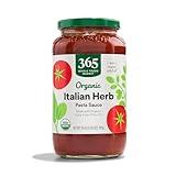 365 by Whole Foods Market, Organic Italian Herb Pasta Sauce, 25 Ounce