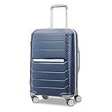 Samsonite Freeform Hardside Expandable with Double Spinner Wheels, Carry-On 21-Inch, Navy