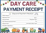 Daycare Payment Receipts: Receipt Book for Child Care Services, Preschool Center, Home Daycares and Babysitting Business