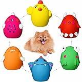 HOLYSTEED Squeaky Dog Toys for Small Dogs and Medium Breeds, Puppy Small Dog Toys Squeaky Dog Balls 6pcs for Mini, Small, Medium Breeds