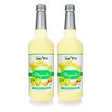 Jordan's Skinny Mixes Sugar Free Margarita Mix, Flavored Cocktail Mixer for Drinks, Fresh Lime Drink Flavoring for Cocktails & Mocktails, Low Calorie, Gluten Free, Keto Friendly, 32 Fl Oz, 2 Pack