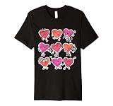 Paper Hearts Valentines Day Candy Party V-Day Gifts for 2023 Premium T-Shirt