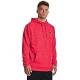 Under Armour Men's ArmourFleece Twist Hoodie, (601) Red / / Black, X-Large