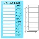 Chore Chart for Kids,To Do List, Daily Routine Chart, and Schedule Board-Checklist and Portable Memo for Efficient Task Management and Planning (blue)