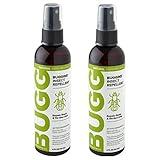 BUGGINS - Original Insect Repellent - Mosquitoes & Gnats, DEET Free, Non-Greasy - 4 oz Pump Spray Bottle - 2 Pack
