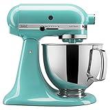 KitchenAid Artisan Series 5 Quart Tilt Head Stand Mixer with Pouring Shield KSM150PS, Aqua Sky
