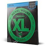 D'Addario Bass Guitar Strings - XL Nickel - EXL220-5 - Perfect Intonation, Consistent Feel, Powerful Durability - 5 String Set - 40-125 Super Light 5-String, Long Scale