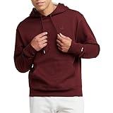 Champion Mens Hoodie, Powerblend, Fleece Comfortable Sweatshirt For (Reg. Or Big & Tall) Athletic-hoodies, Maroon C Logo, Medium US