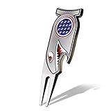 Craftsman Golf Shark Cool 4-in-1 Golf Divot Repair Tool - Bottle Opener - Ball Marker - Tee Holder