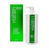 Vitabath Original Spring Green Moisturizing Bath & Shower Gel Wash Intoxicating Botanical Skin Rejuvenation, Hydrating Dry Skincare, Body Cleanser & Foaming Gelee - 32 oz