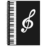 BestSounds Manuscript Paper, Blank Staff Paper Sheet Music Composition Notebook Piano Accessories Gifts, 50 Pages 10 Staves (#D)