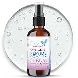 Collagen Peptide Serum for Face – Anti Aging Facial Treatment with Peptides & Hyaluronic Acid – Gentle Formula for Sensitive Skin, Microneedling Pen, Derma Roller, Skin Firming & Hydrating (2 Oz)