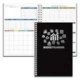 Monthly Budget Planner - 14 Months Undated Financial Planner Organizer Budget Book with Expense and Debt Tracker Notebook to Manage Your Money Effectively, Bill Planner and Organizer with Stickers