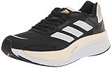 adidas Men's Adizero Boston 10 Sneaker, Black/White/Gold Metallic, 7