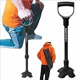 ASSISTFRIEND Adjustable Mobility Aid Lift Assist Support for Seniors - Elevate Assistance from Floor, Ideal for Elderly with Knee/Hip/Back Challenges, Black