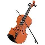 Hey! Play! Kid’s Toy Violin with 4 Adjustable Strings and Bow - Musical Sounds- Realistic-Looking Instrument for Learning Classical Music