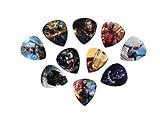 Marvel (Avengers) Guitar Picks - featuring Captain Marvel and Venom - (10 beautiful picks in a packet)