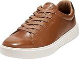 Cole Haan Men's Grand Crosscourt Traveler Sneaker, British Tan/Dark Chocolate/Egret, 13