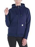 Carhartt Women's Clarksburg Full Zip Hoodie (Regular and Plus Sizes), Navy, Large