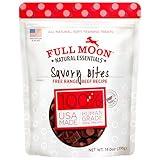 Full Moon All Natural Human Grade Dog Treats, Essential Beef Savory Bites, 14 Ounce