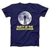 Party at The Moontower - Funny 90s Dazed and Confused Movie Comedy Humor Xs-6x - Unisex Tee 2X-Large Navy