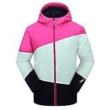 PHIBEE Girls' Waterproof Windproof Outdoor Warm Snowboard Ski Jacket Splice 16