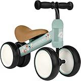 Retrospec Cricket Baby Walker Balance Bike with 4 Wheels for Ages 12-24 Months - Toddler Bicycle Toy for 1 Year Old’s - Ride On Toys for Boys & Girls