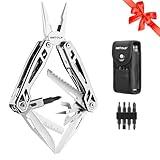 WETOLS Multitool Stocking Stuffers for Men, Christmas Gifts for Men Dad Boyfriend, 21-in-1 Pliers Men Gifts for Christmas, Self-locking Multi Tool EDC Versatile Tool for Outdoors, DIY, Home, Garden