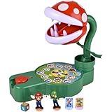 EPOCH Games Super Mario Piranha Plant Escape! - Tabletop Action Game for Ages 4+ with 2 Collectible Super Mario Action Figures