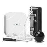 Zuomeng Wireless Salt Level Detector for Water Softener, Real-Time Monitoring, Adjustable Height, Dual Light & 100dB Alarm, Easy Installation, for Salt Tank, and Household Appliances