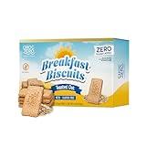 ChocZero Breakfast Biscuits, Toasted Oat, Gluten Free, Grain Free, No Added Sugar, 30 Keto Biscuits Per Box, 9 Ounce (Pack of 1)