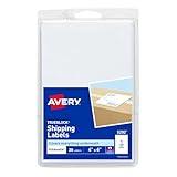 Avery Printable Shipping Labels, 4" x 6", White, 20 Blank Address Labels (05292)